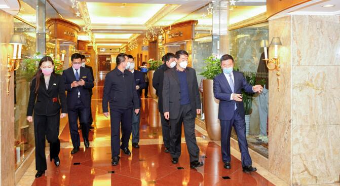 集团党委书记、董事长任丁一行 赴锦江宾馆督导检查疫情防控工作